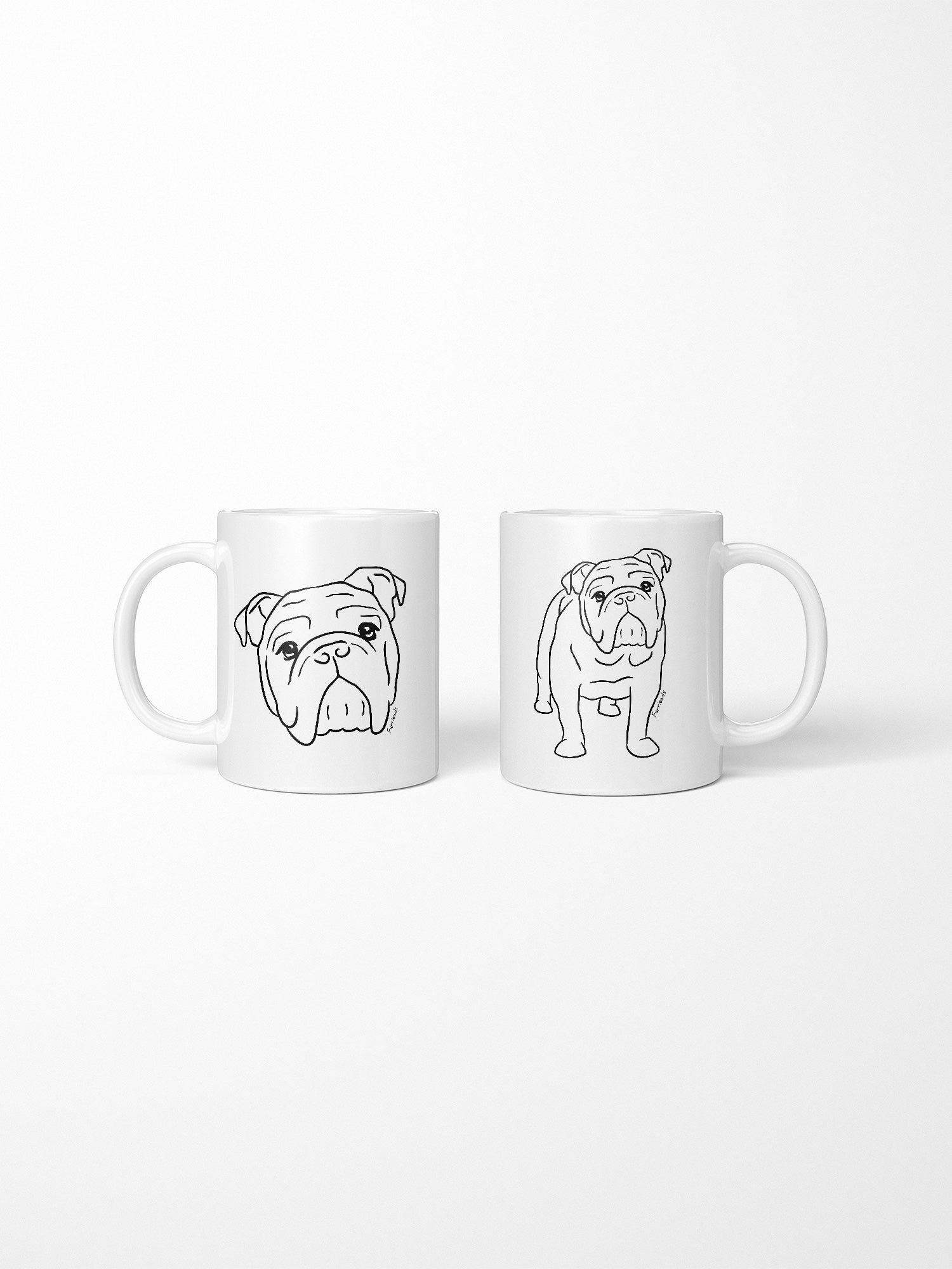 British Bulldog Ceramic Mug