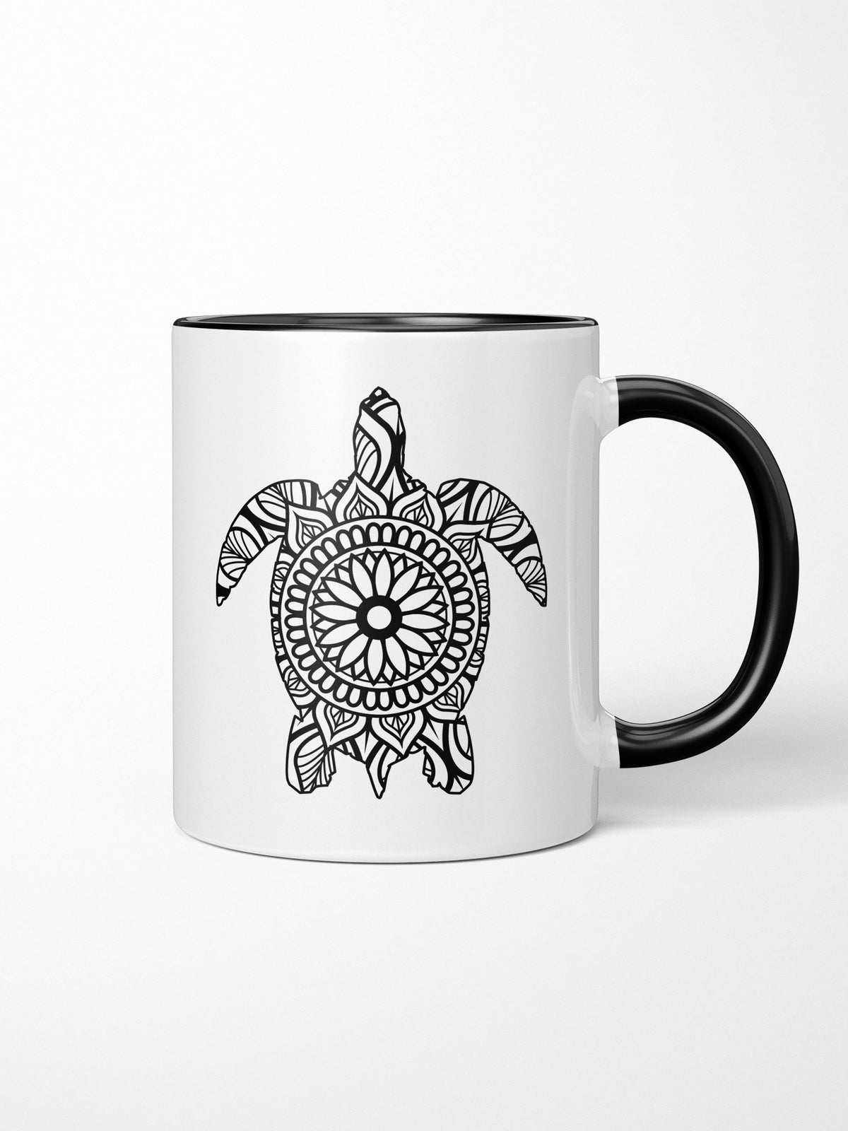 Turtle Mandala Ceramic Mug