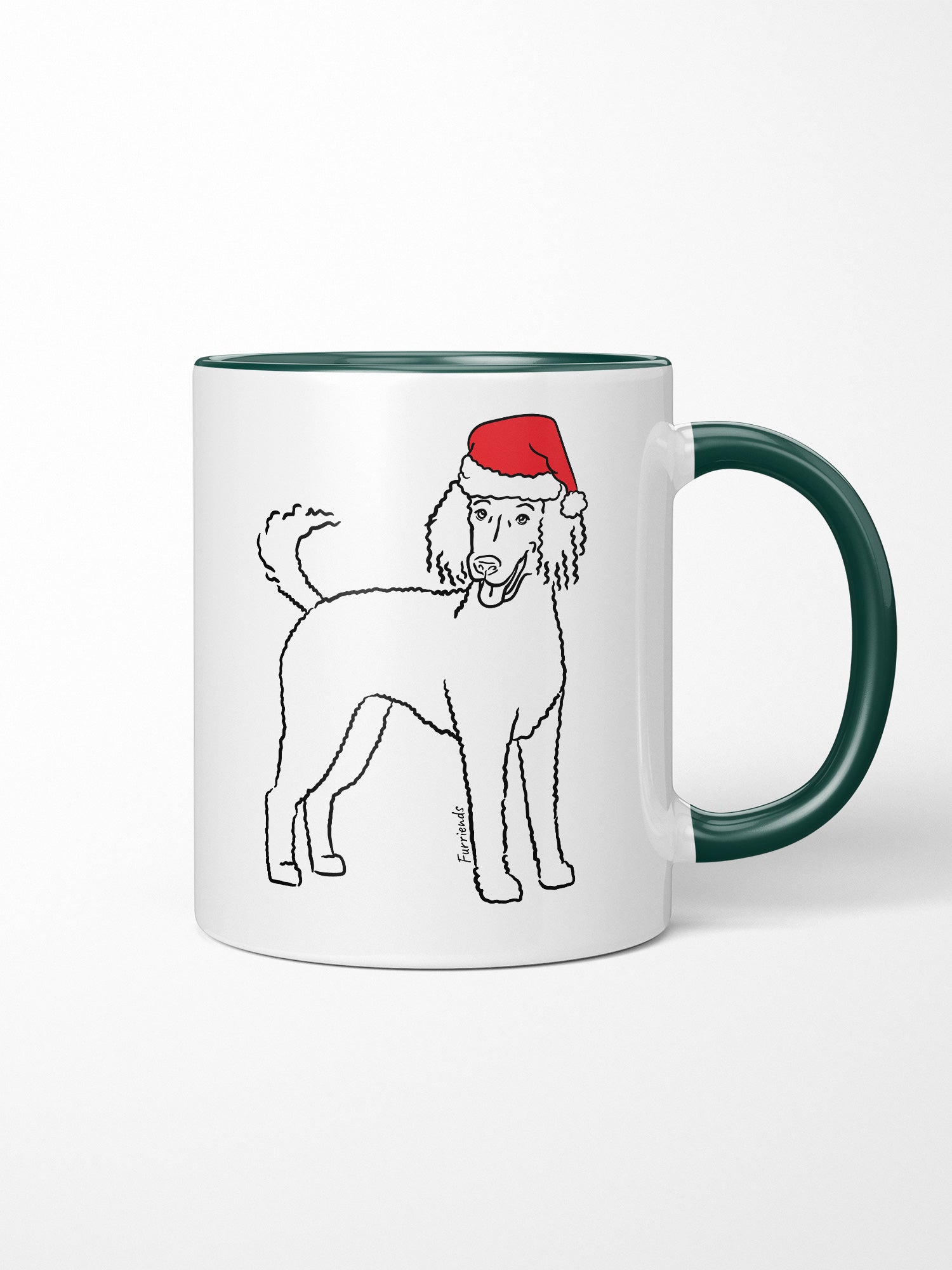 Standard Poodle Christmas Edition Ceramic Mug