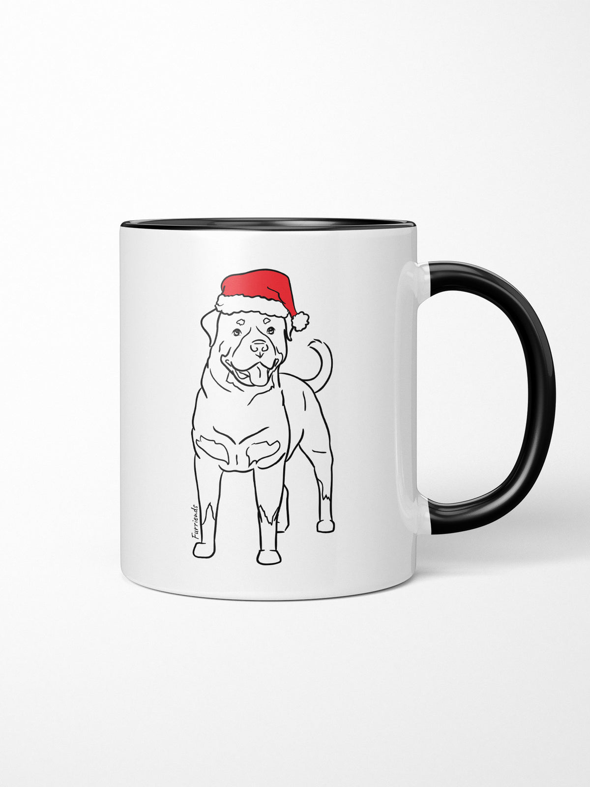 Rottweiler Christmas Edition Ceramic Mug