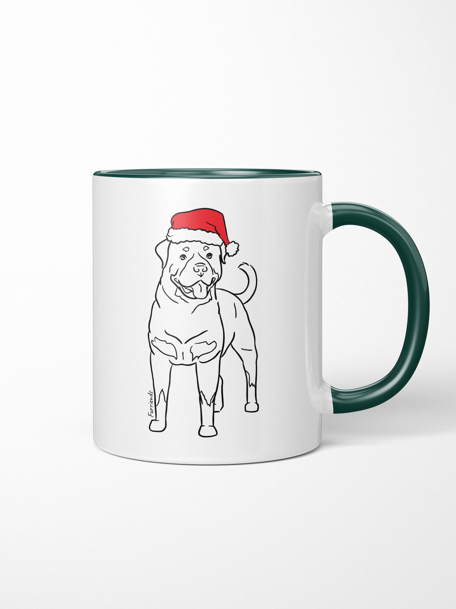 Rottweiler Christmas Edition Ceramic Mug