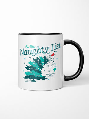 On The Naughty List - Cat Ceramic Mug