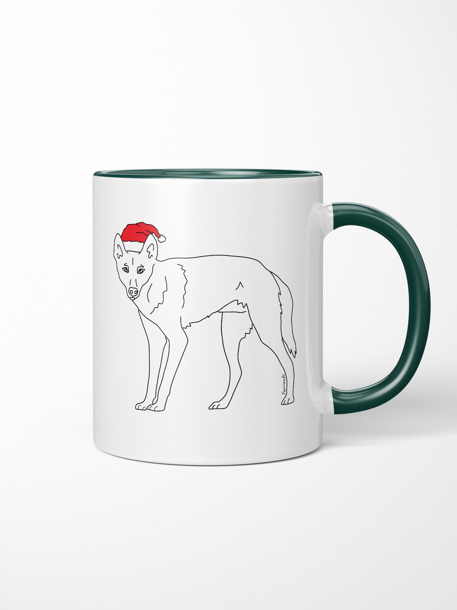 Dingo Christmas Edition Ceramic Mug