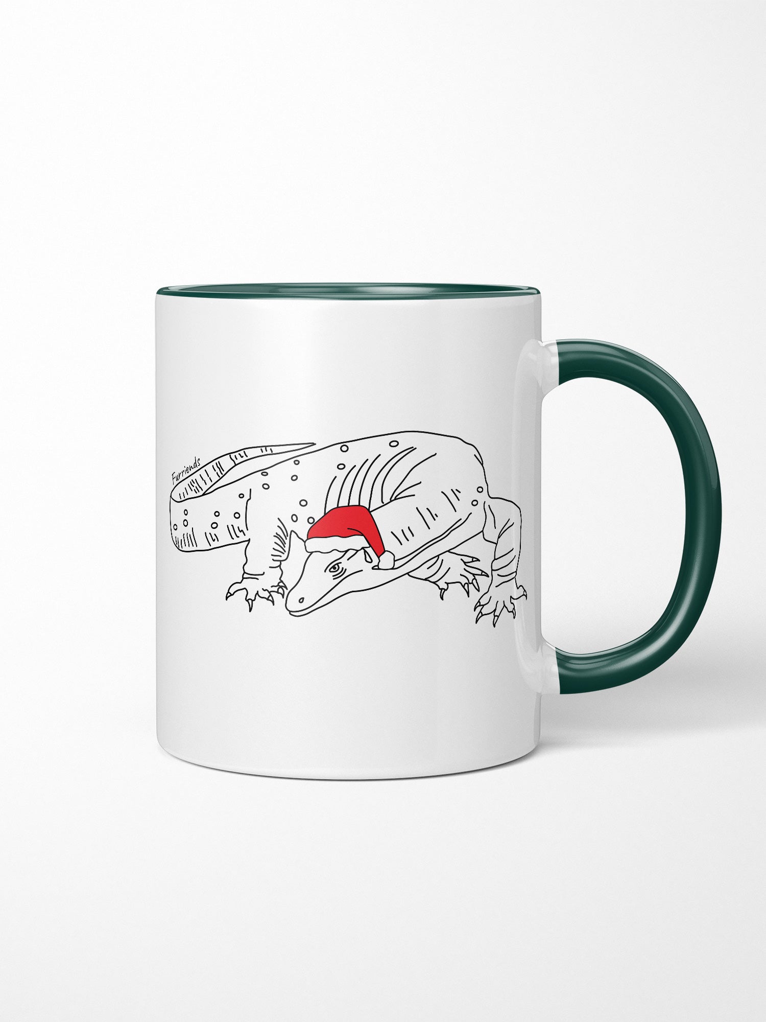 Lace Monitor Christmas Edition Ceramic Mug