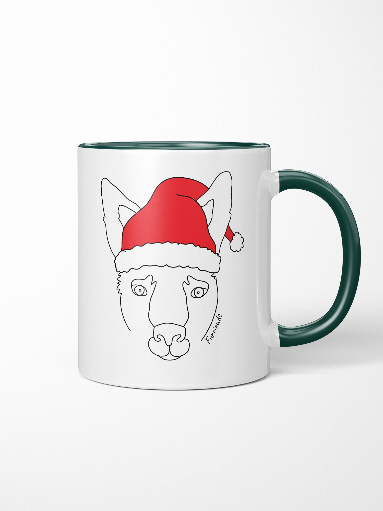 Kangaroo Christmas Edition Ceramic Mug