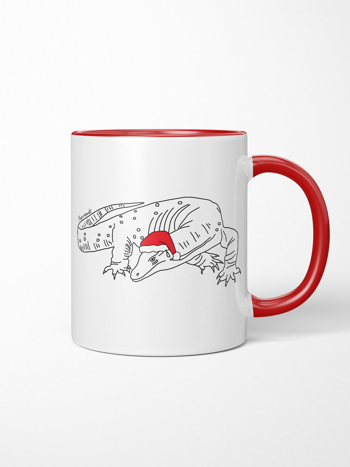 Lace Monitor Christmas Edition Ceramic Mug