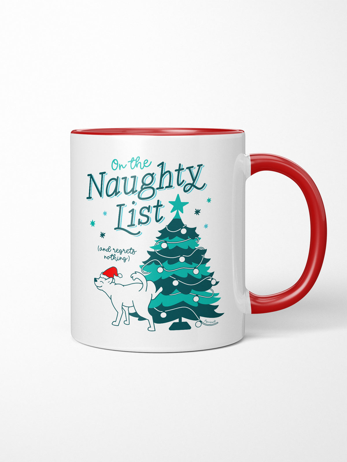 On The Naughty List - Dog Ceramic Mug