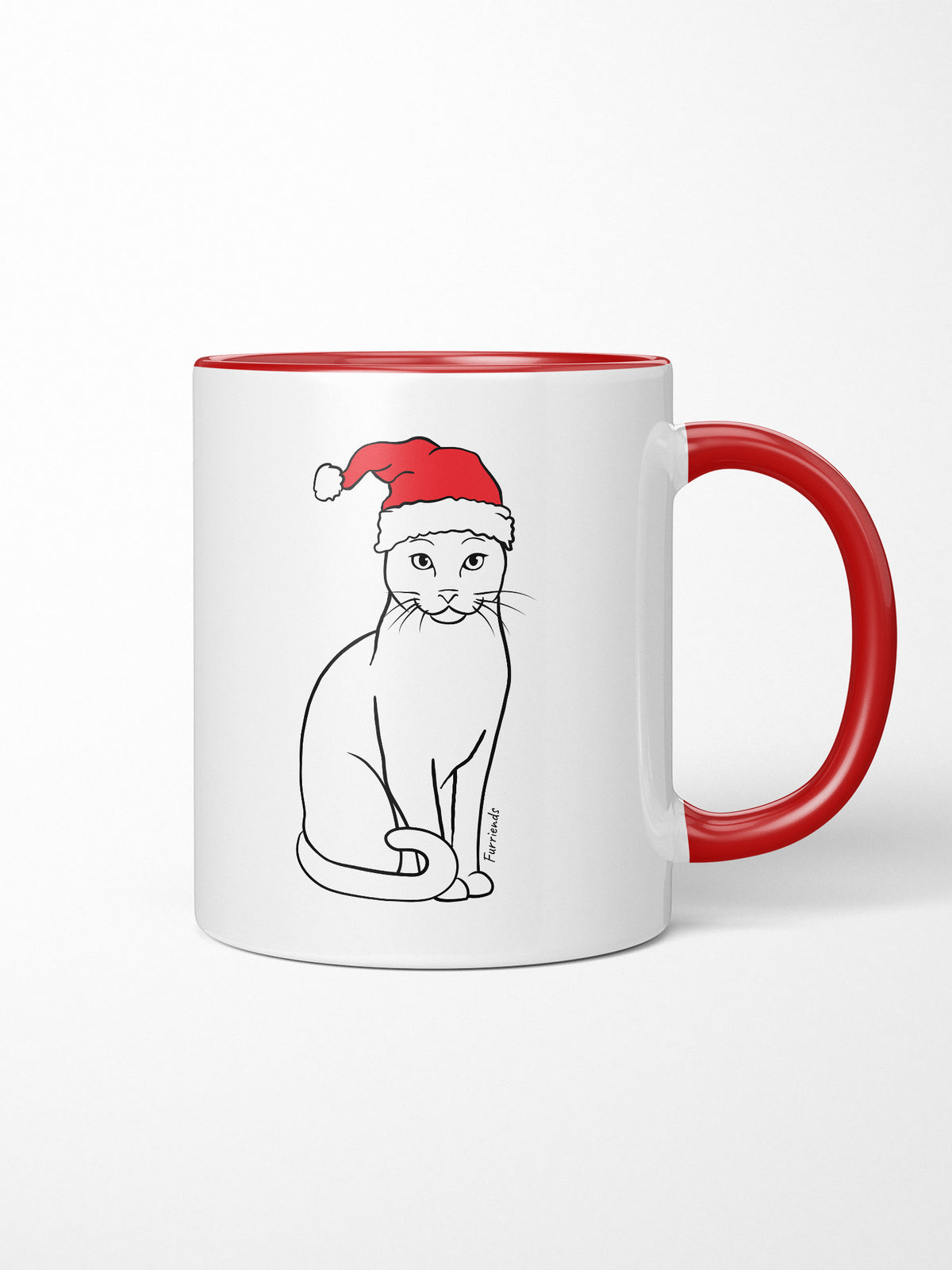 Russian Blue Christmas Edition Ceramic Mug