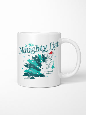 On The Naughty List - Cat Ceramic Mug