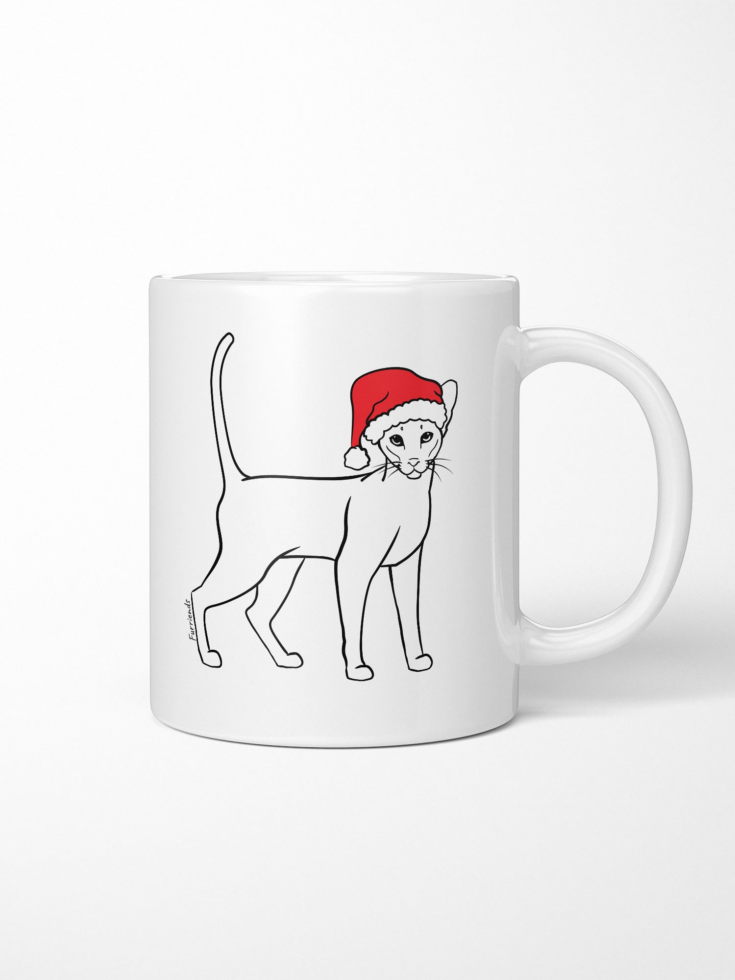 Siamese Christmas Edition Ceramic Mug