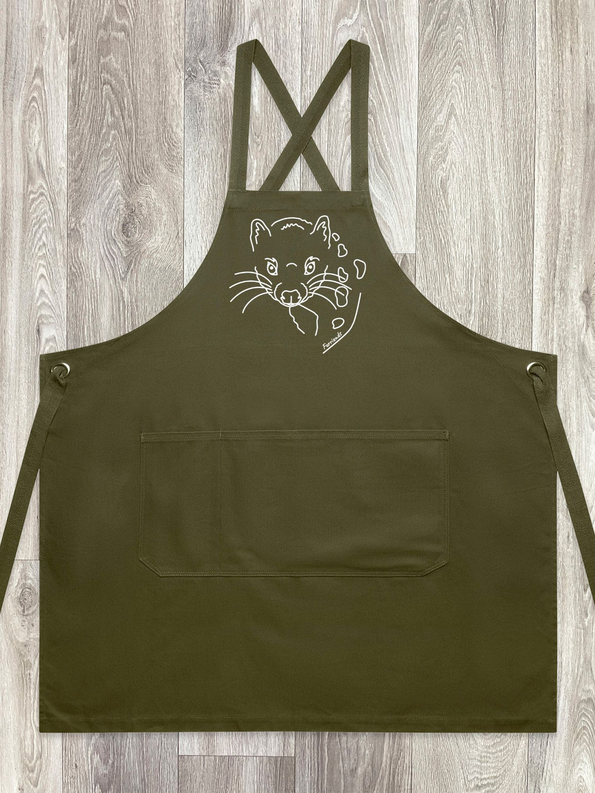 Spotted-Tailed Quoll Jarrah Crossback Apron