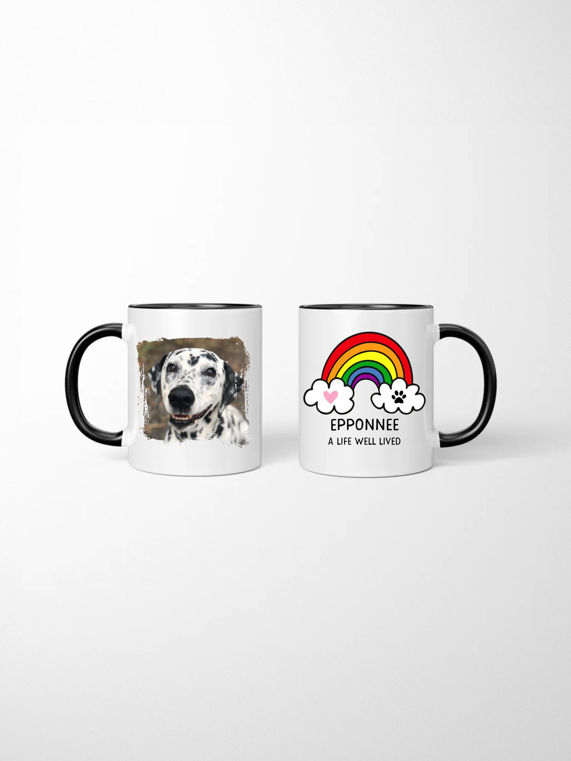 Rainbow Bridge Ceramic Mug - Customisable