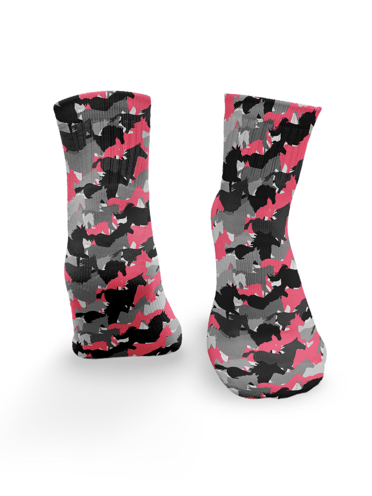 Camo Horses Ankle Socks