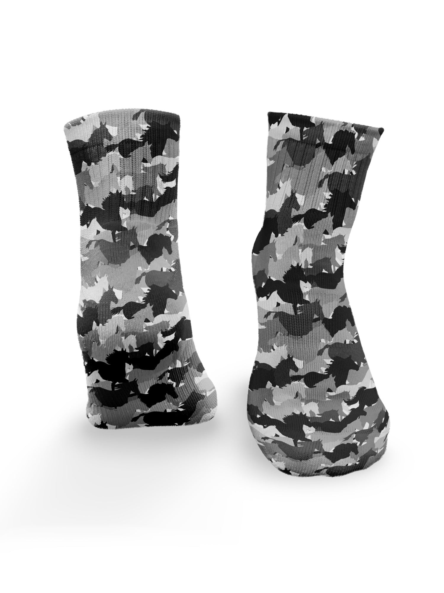 Camo Horses Ankle Socks