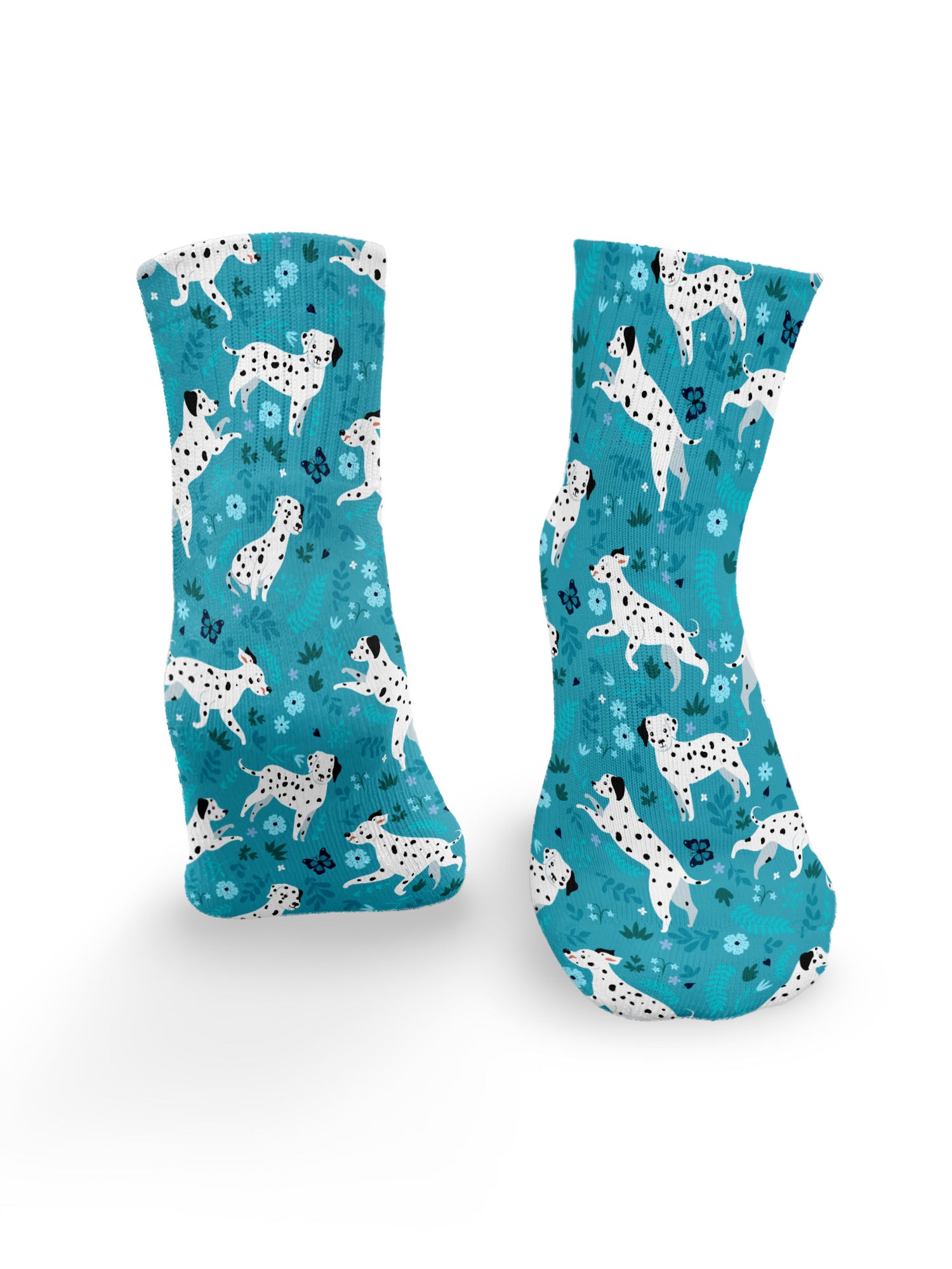 Dalmatian Patch Ankle Socks