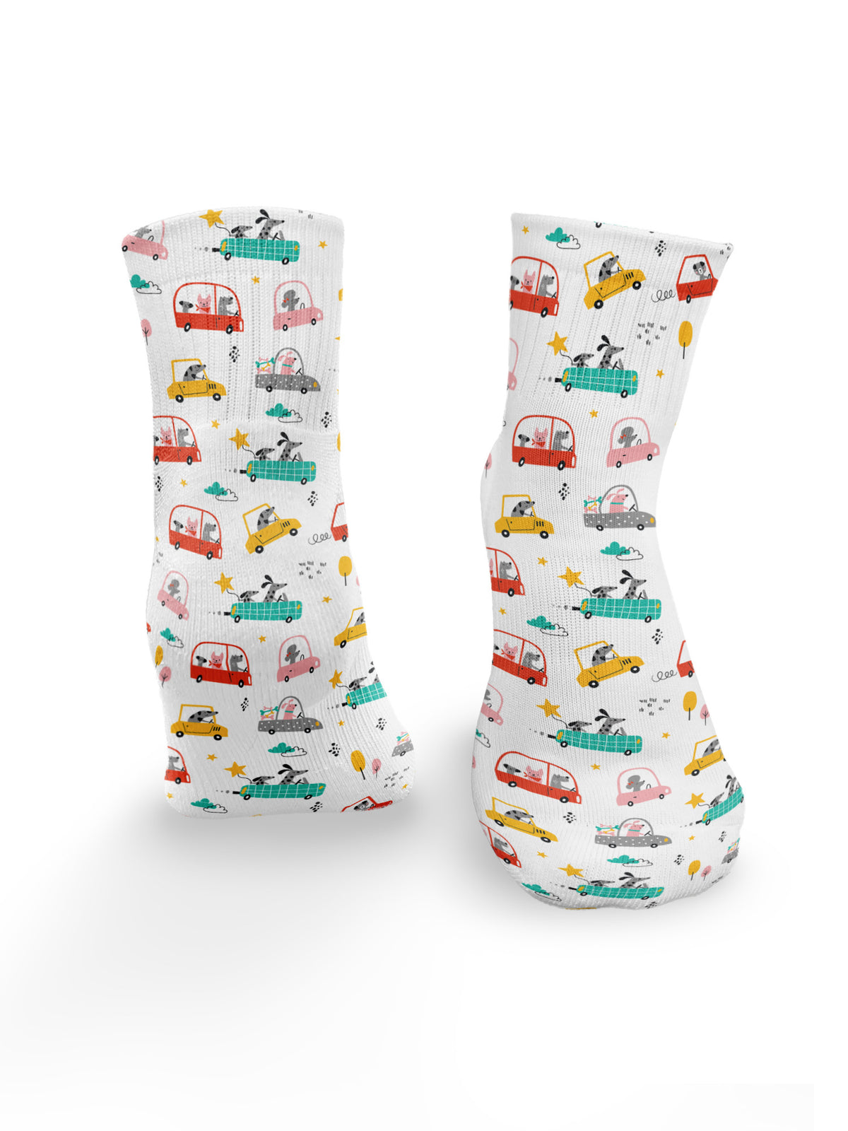 Dogs In Cars Ankle Socks