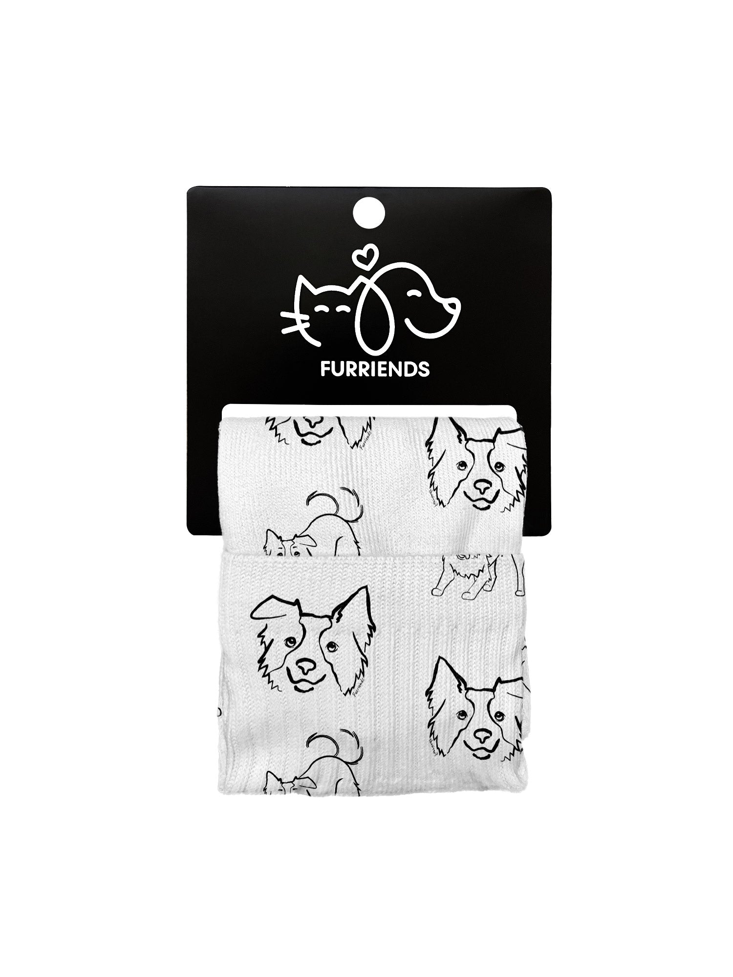 Border Collie Ankle Socks