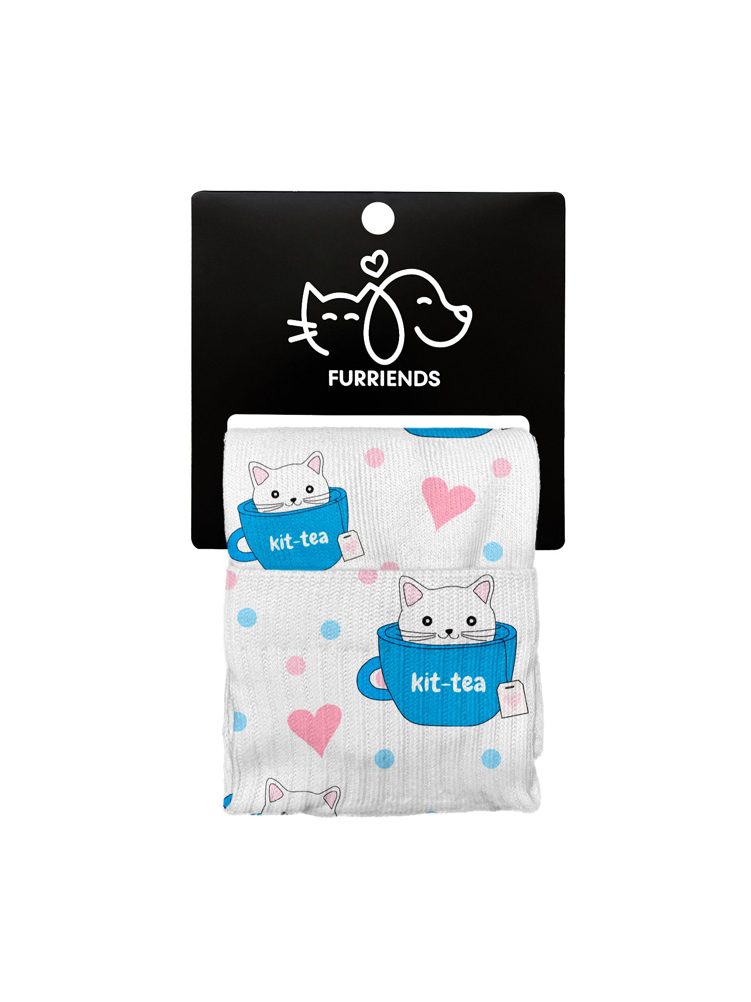 Kit-Tea Cat Ankle Socks