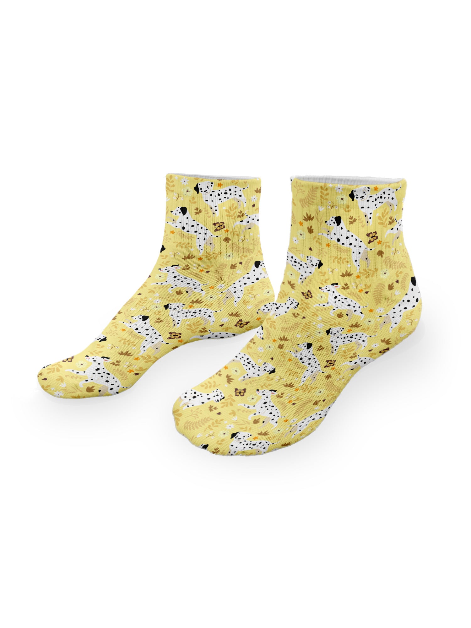 Dalmatian Patch Ankle Socks