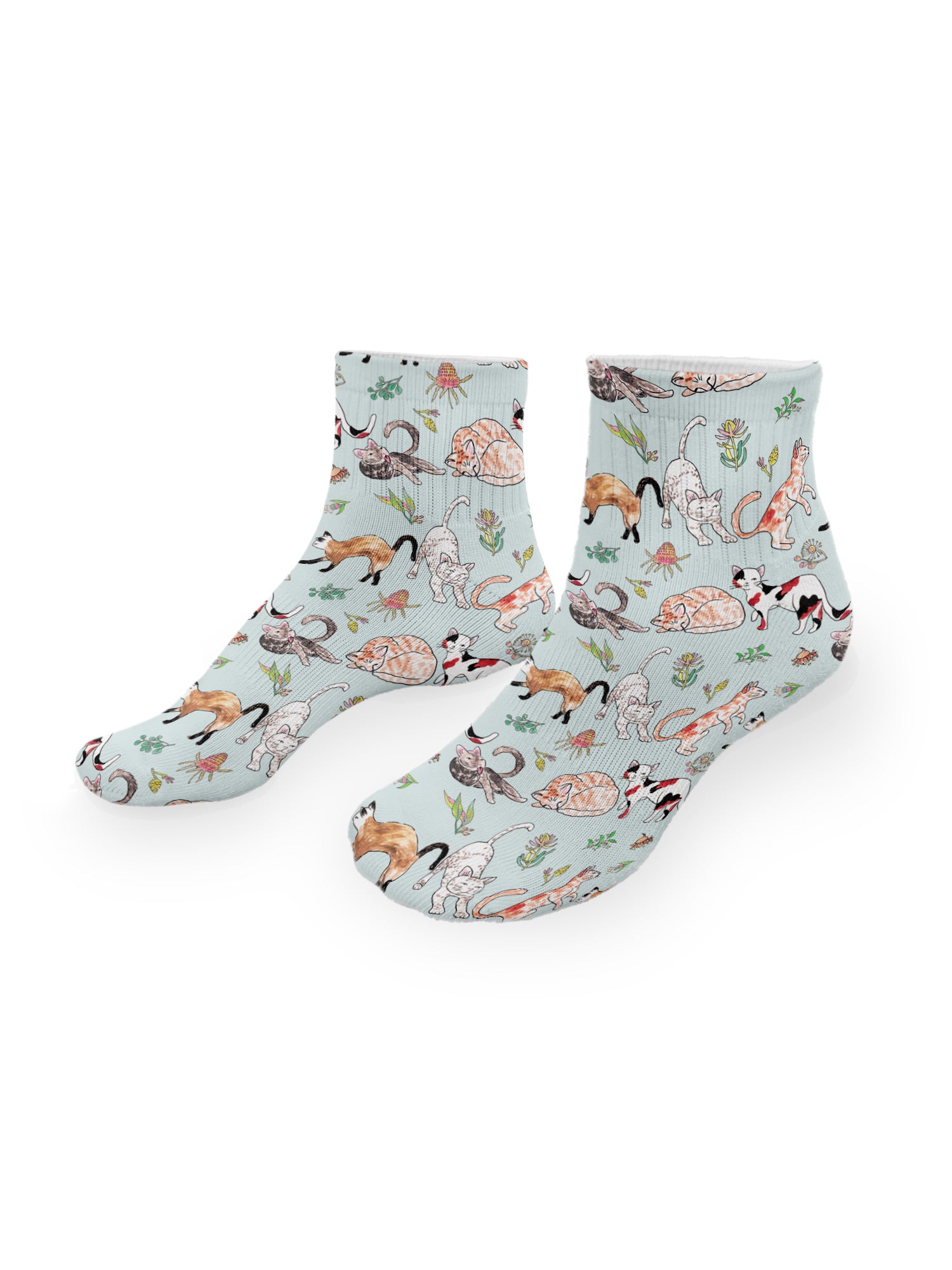 Feline Fine Ankle Socks