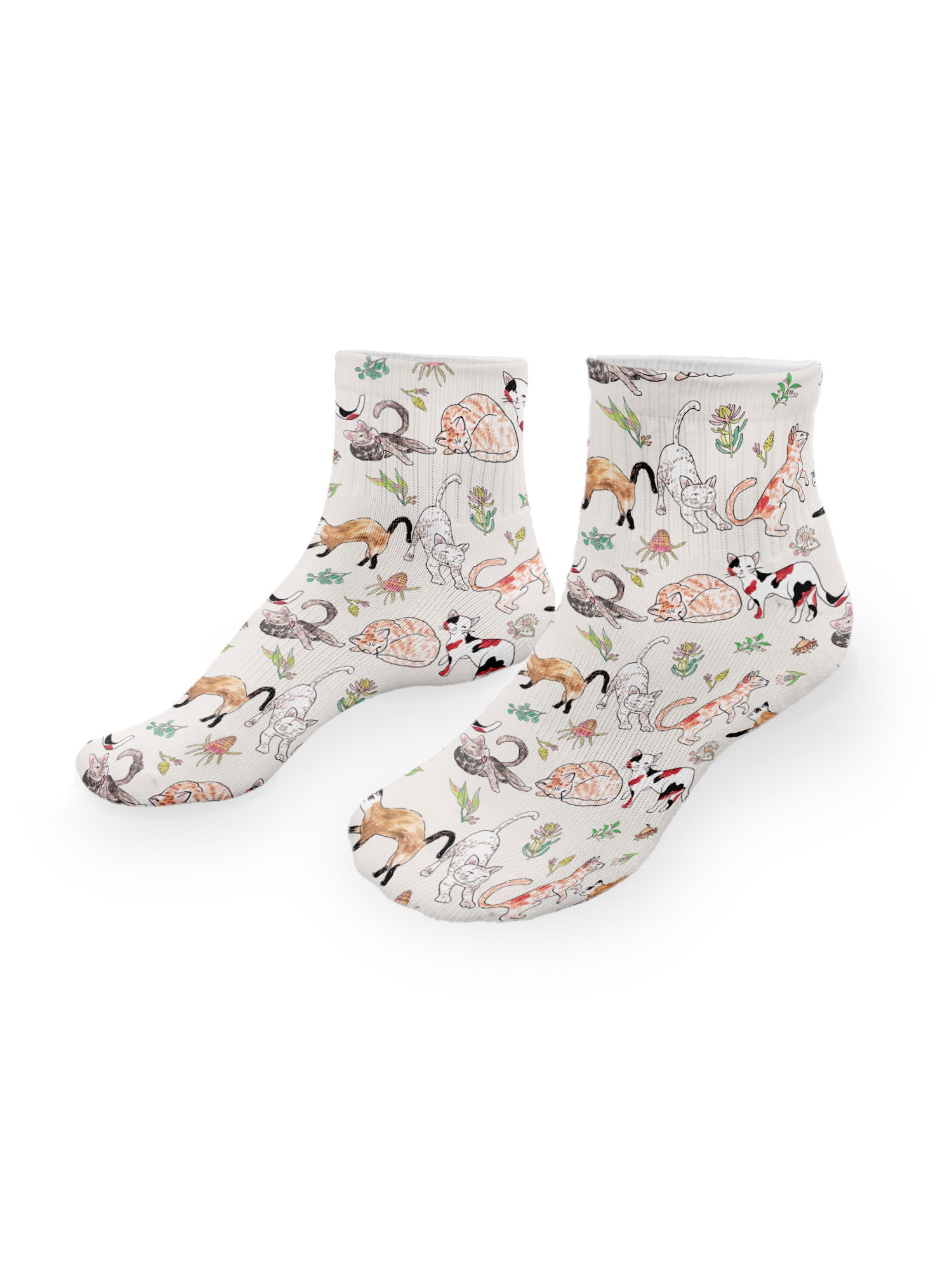 Feline Fine Ankle Socks