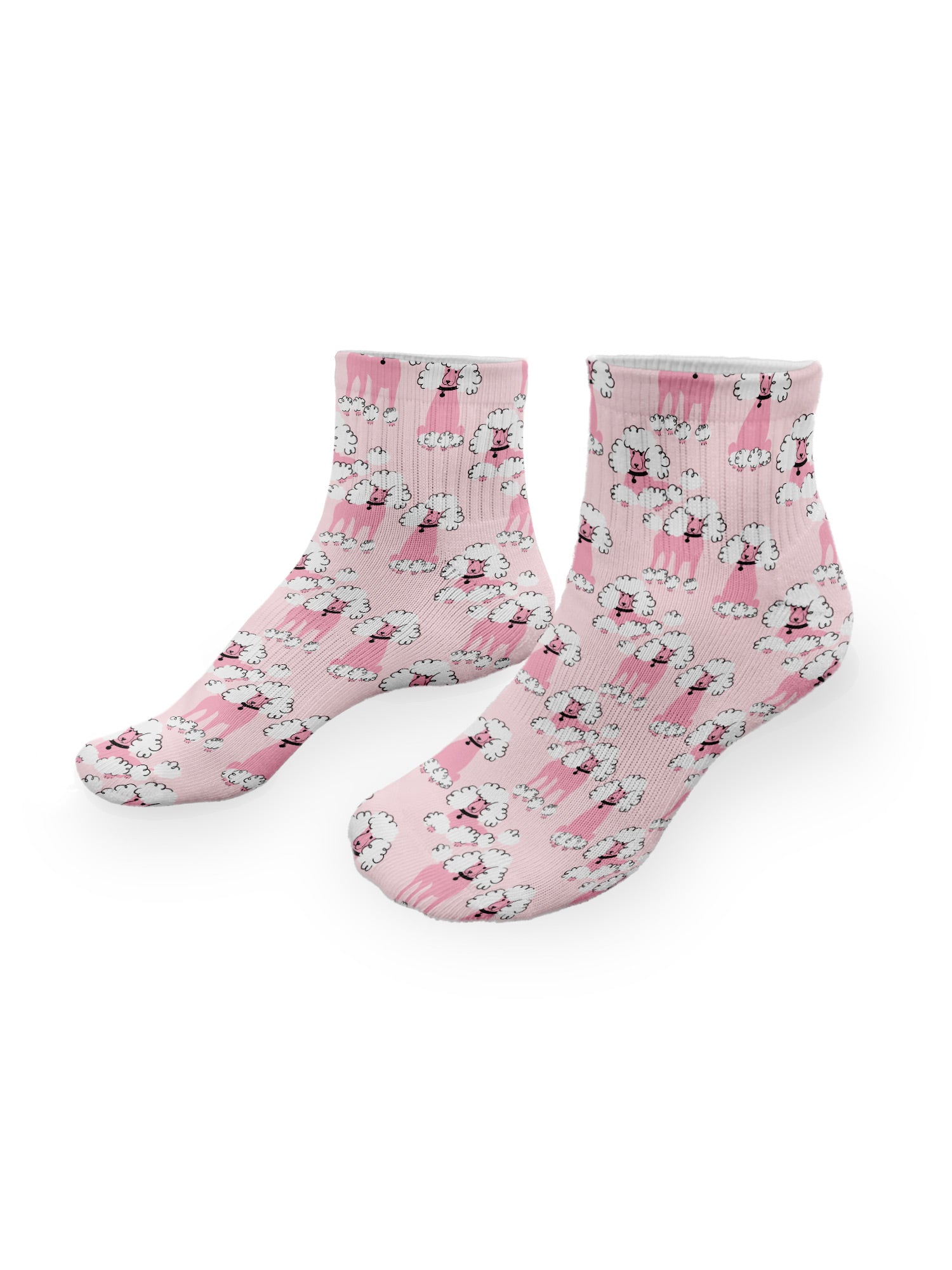 Pretty Poodles Ankle Socks