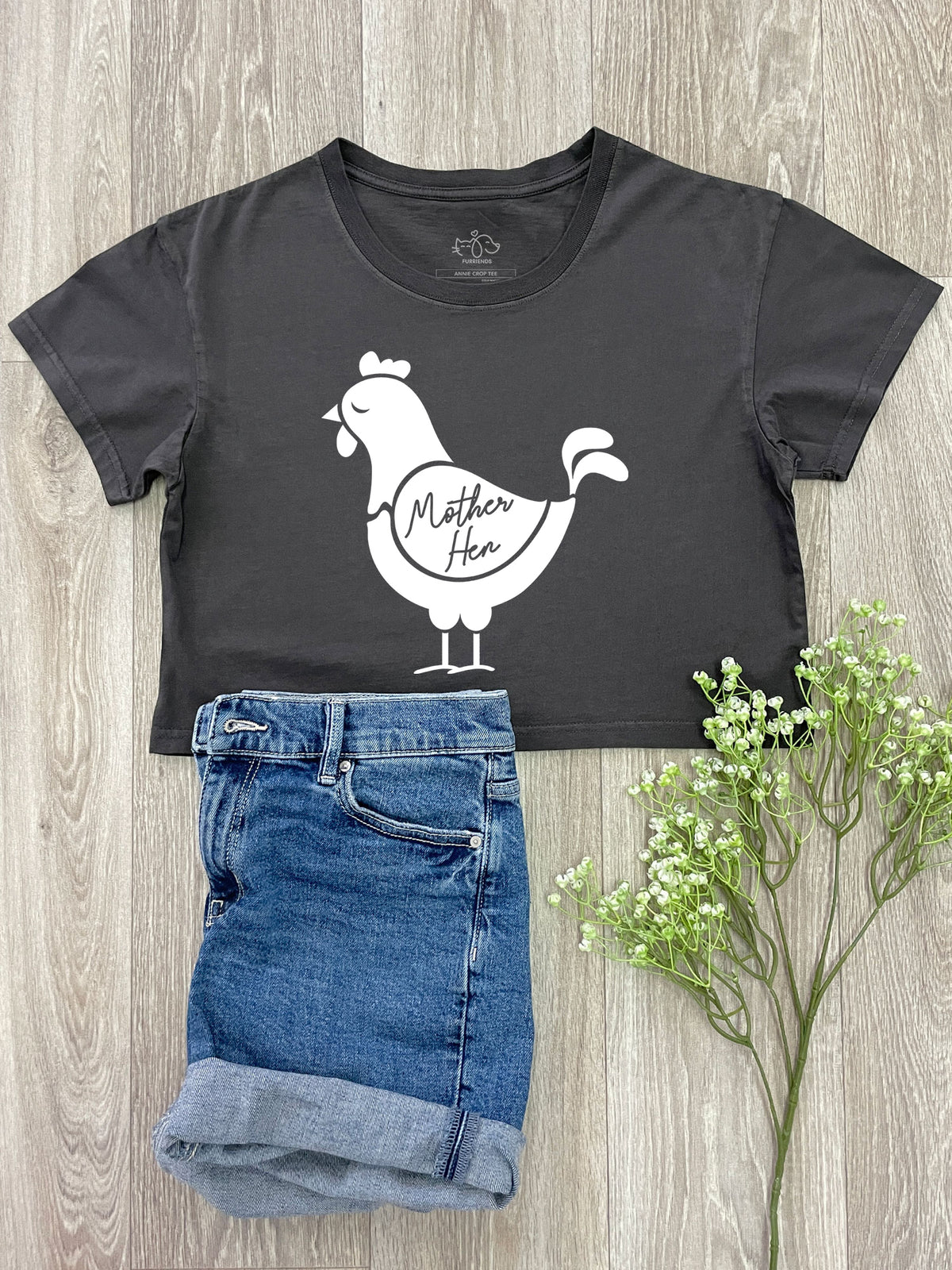 Mother Hen Annie Crop Tee