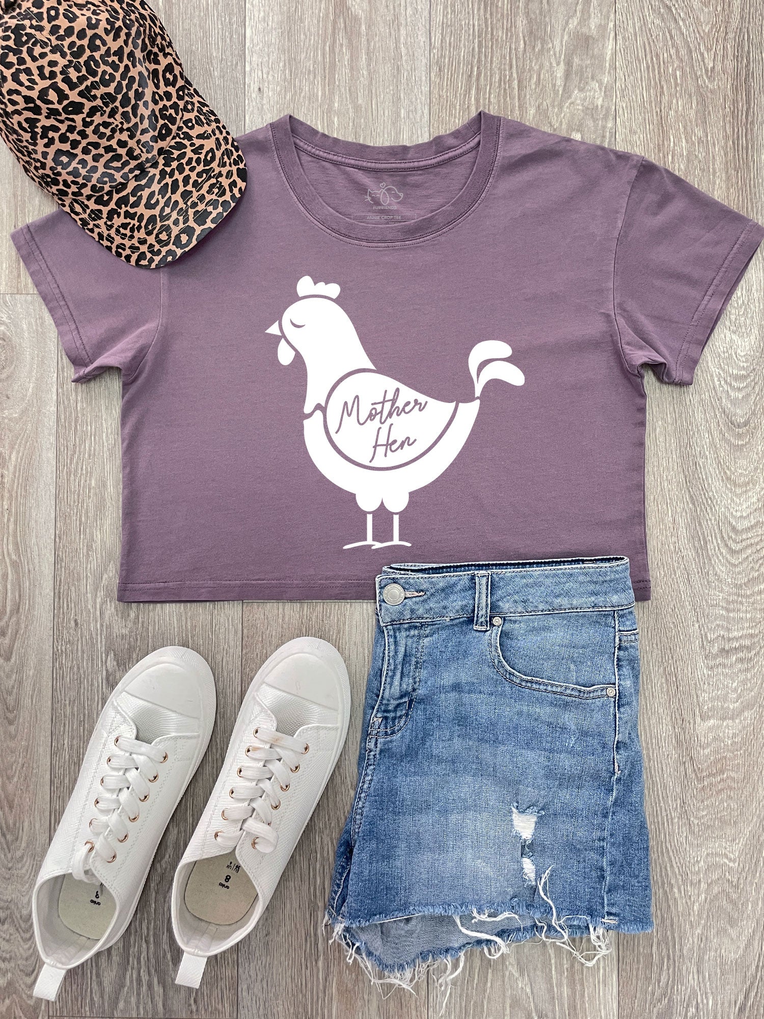 Mother Hen Annie Crop Tee