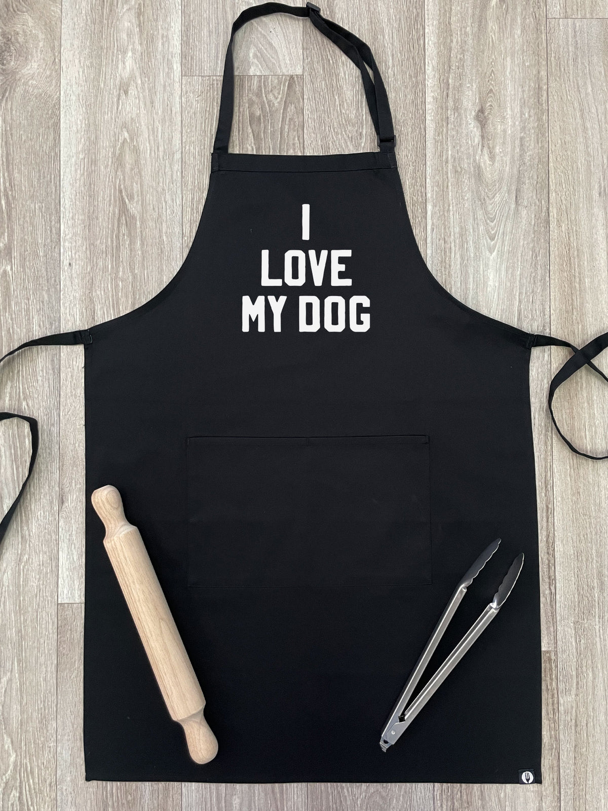 I Love My Dog Bib Apron