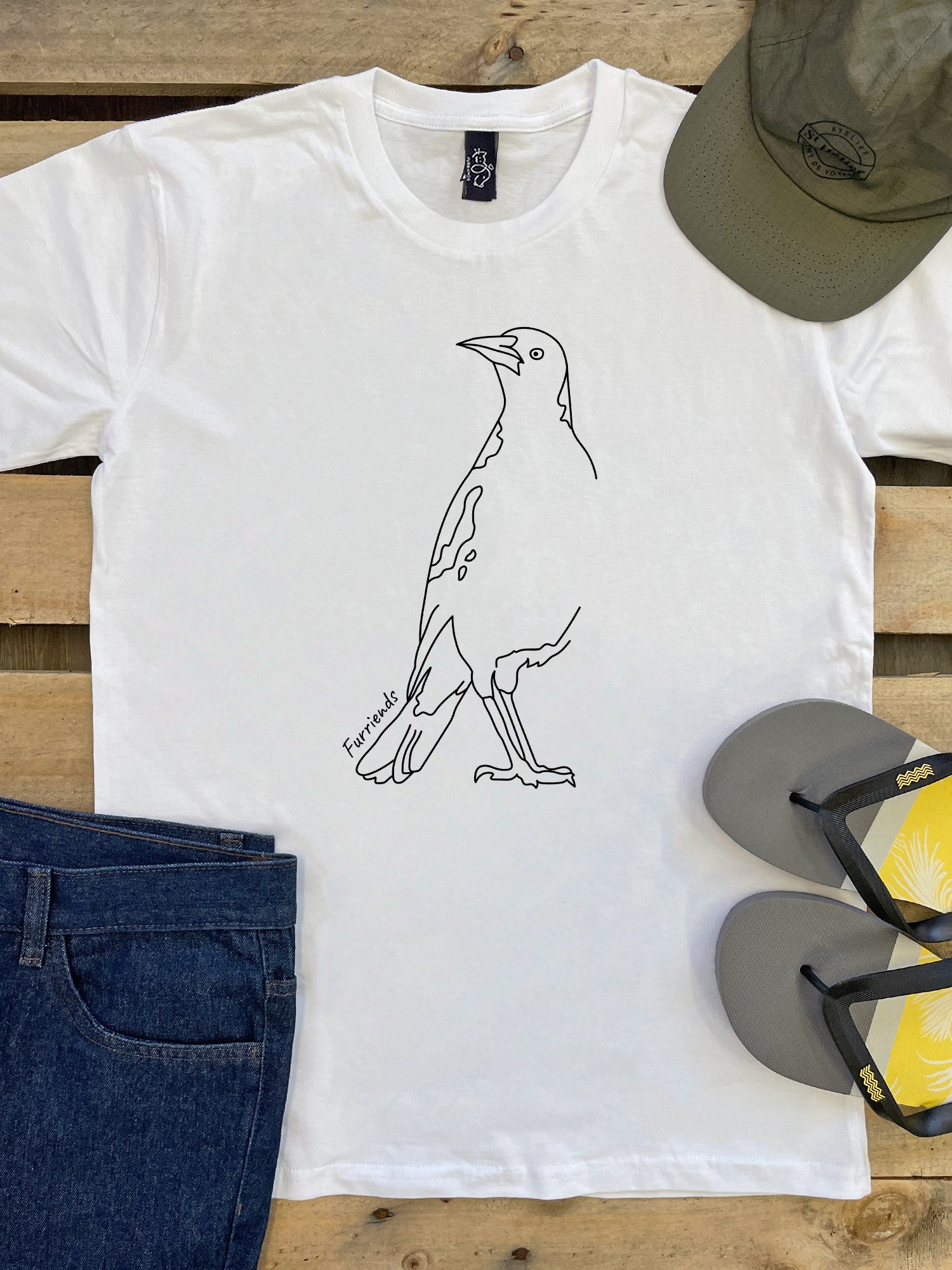 Australian Magpie Essential Unisex Tee