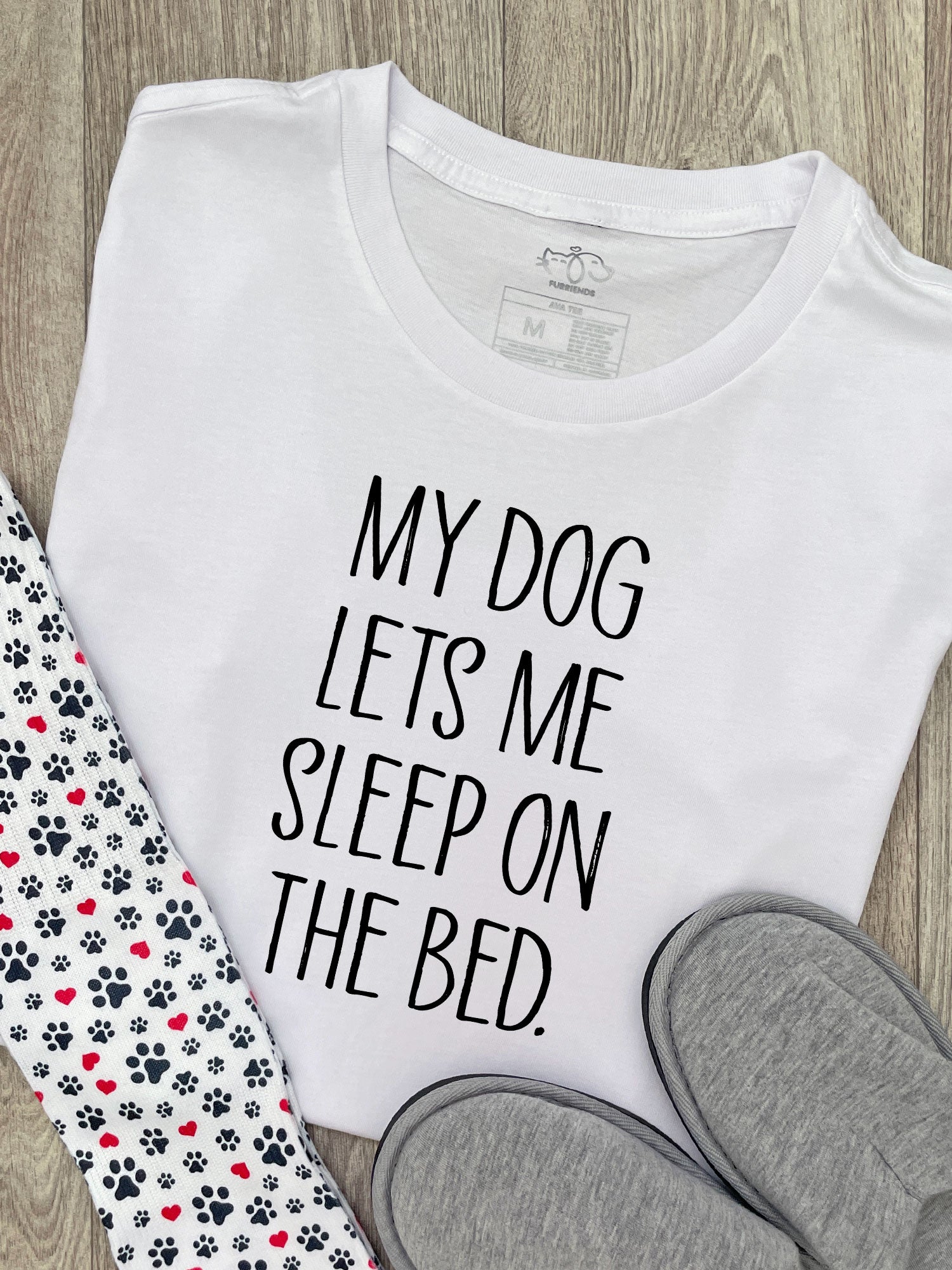 My Dog Lets Me Sleep On The Bed Ava Women's Regular Fit Tee