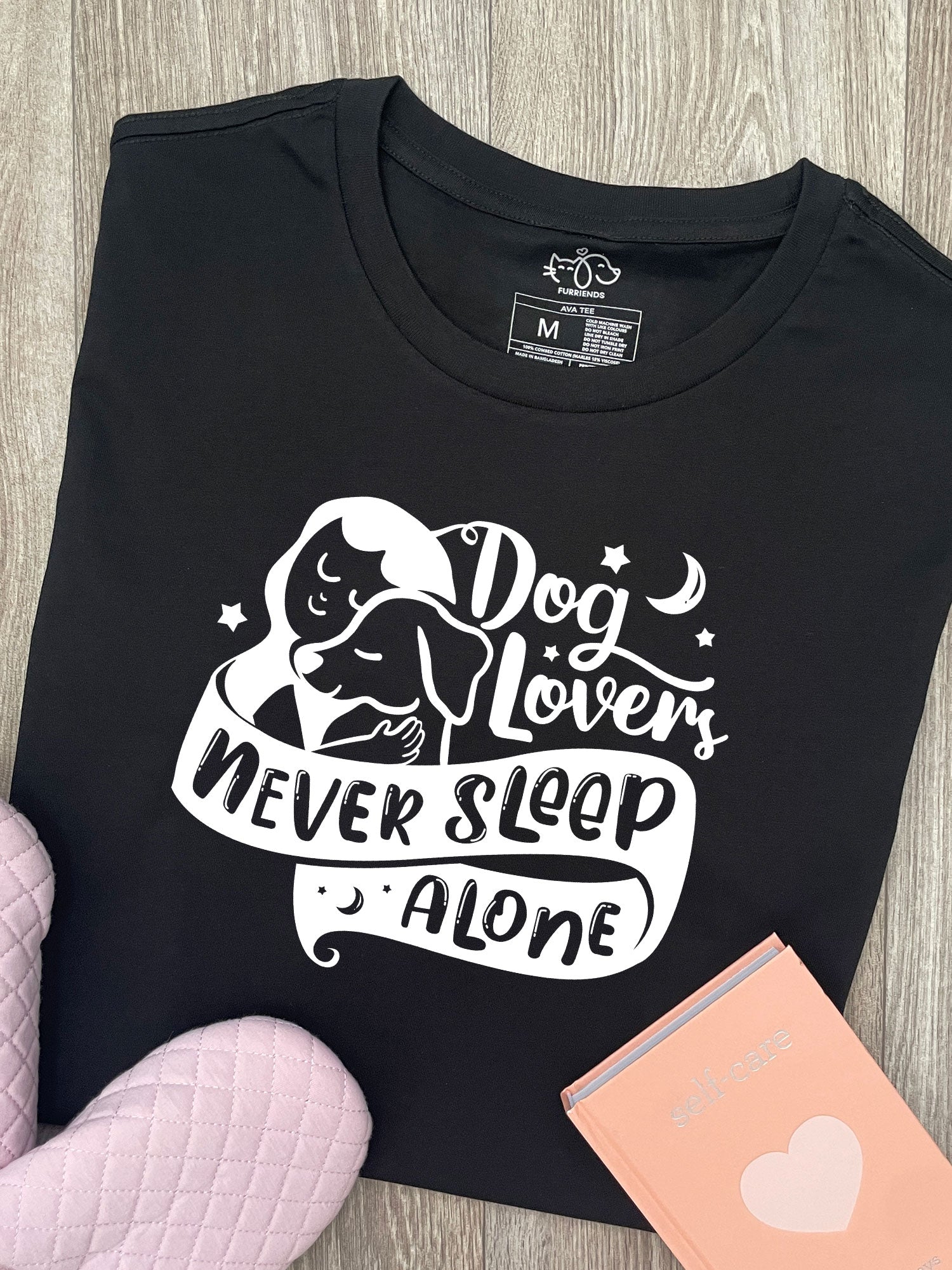 Dog Lovers Never Sleep Alone Ava Women's Regular Fit Tee