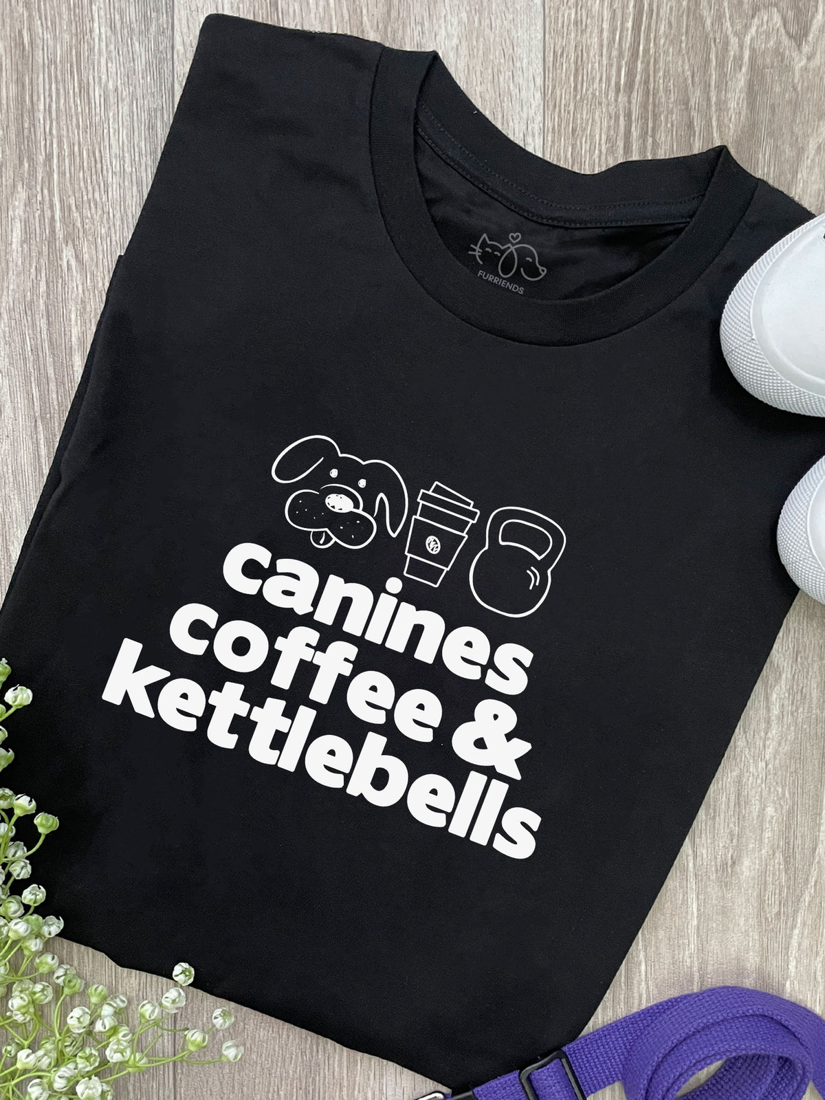 Canines, Coffee &amp; Kettlebells Ava Women&#39;s Regular Fit Tee