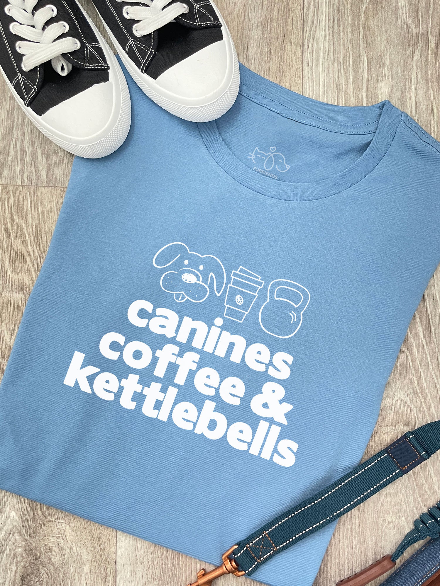 Canines, Coffee & Kettlebells Ava Women's Regular Fit Tee