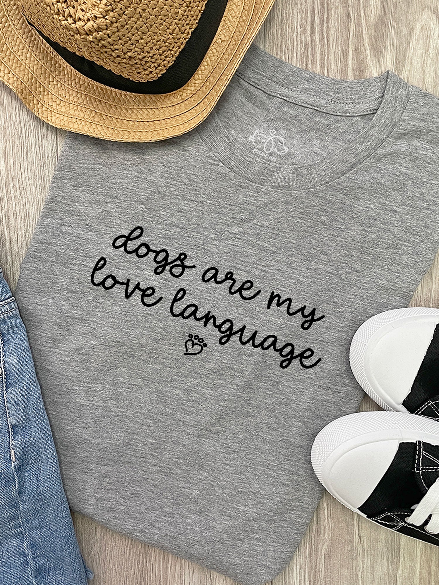 Dogs Are My Love Language Ava Women's Regular Fit Tee