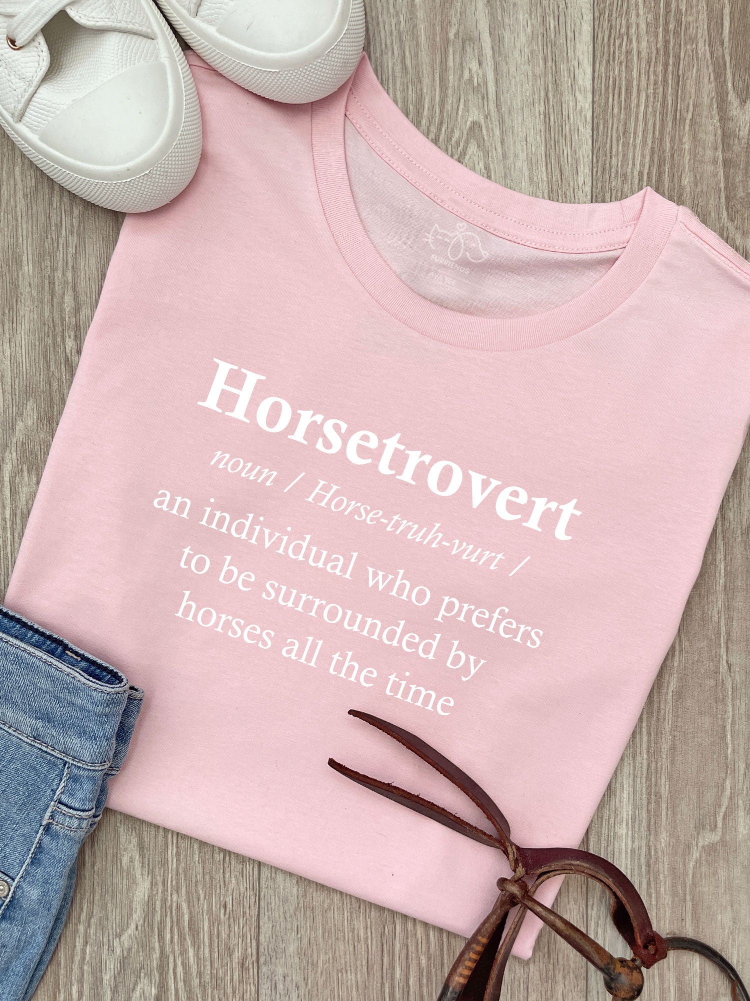 Horsetrovert Ava Women's Regular Fit Tee