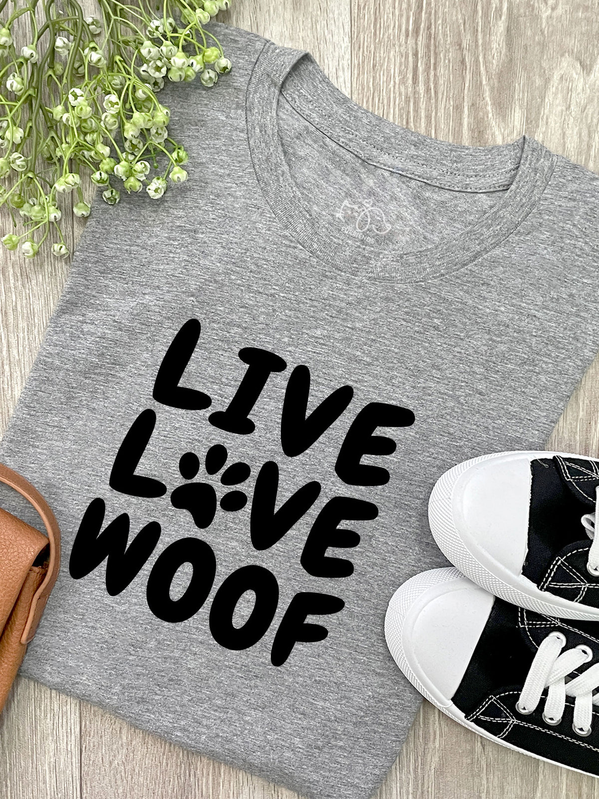 Live Love Woof Ava Women&#39;s Regular Fit Tee