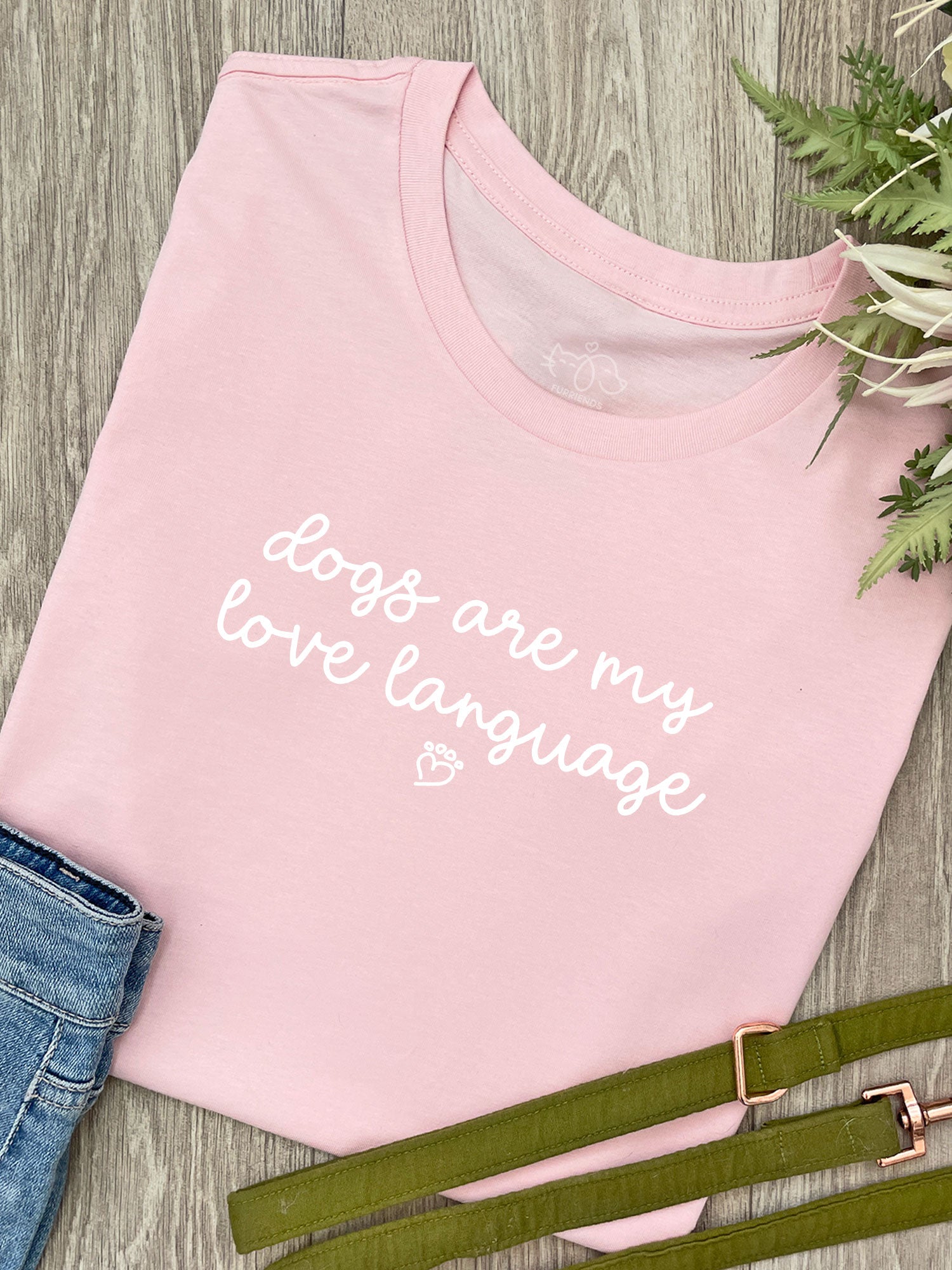 Dogs Are My Love Language Ava Women's Regular Fit Tee