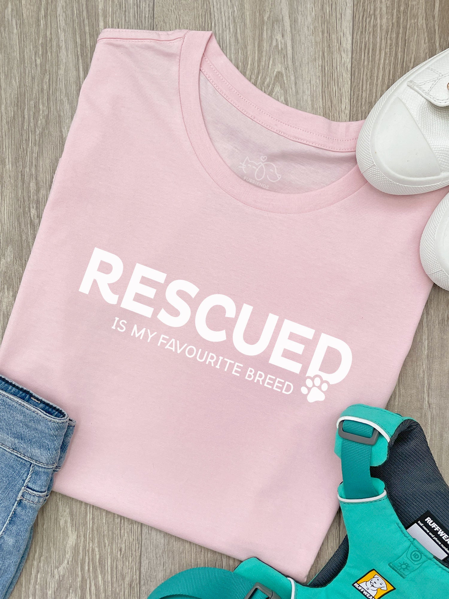 Rescued Is My Favourite Breed Ava Women's Regular Fit Tee