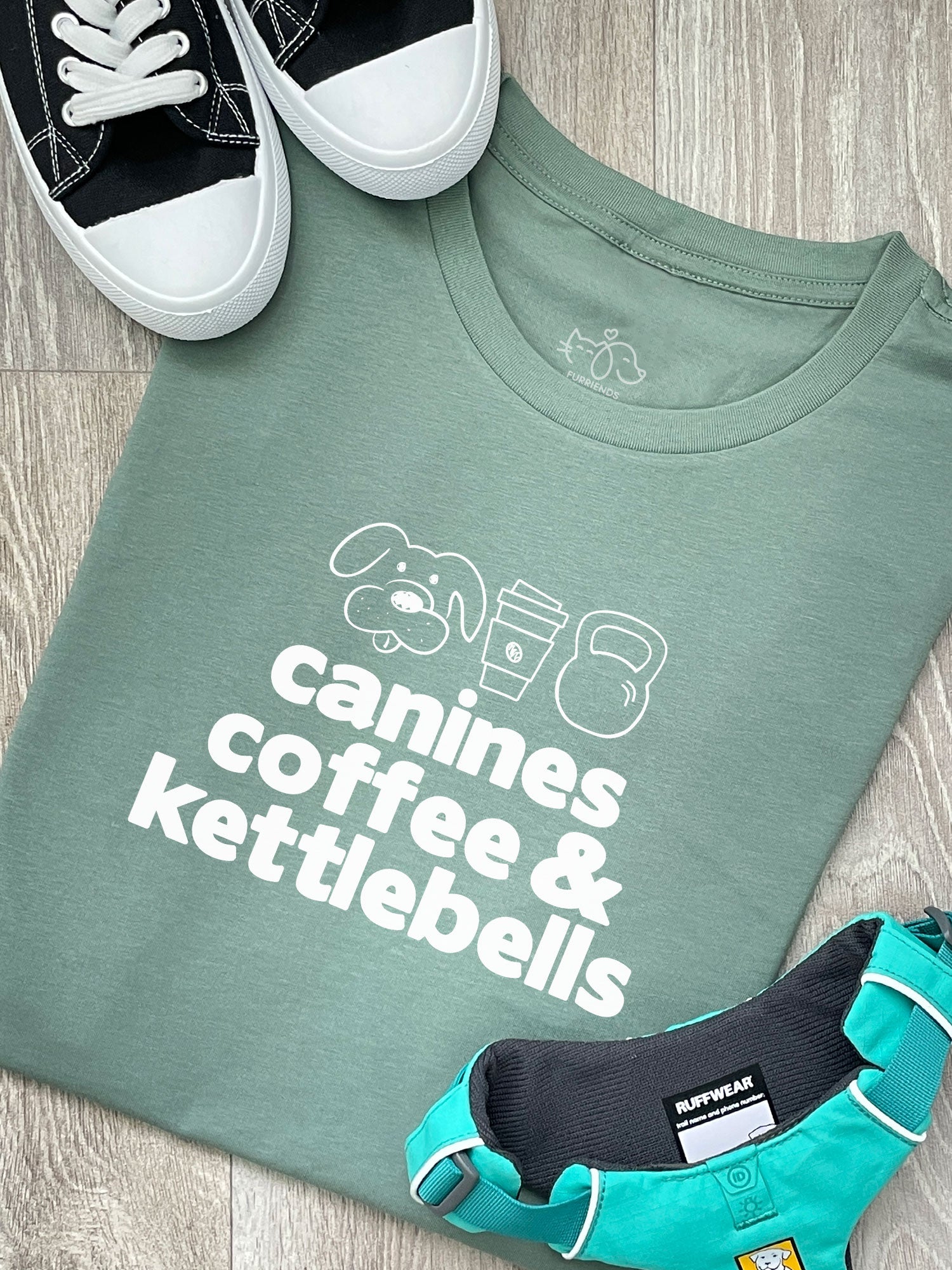 Canines, Coffee & Kettlebells Ava Women's Regular Fit Tee