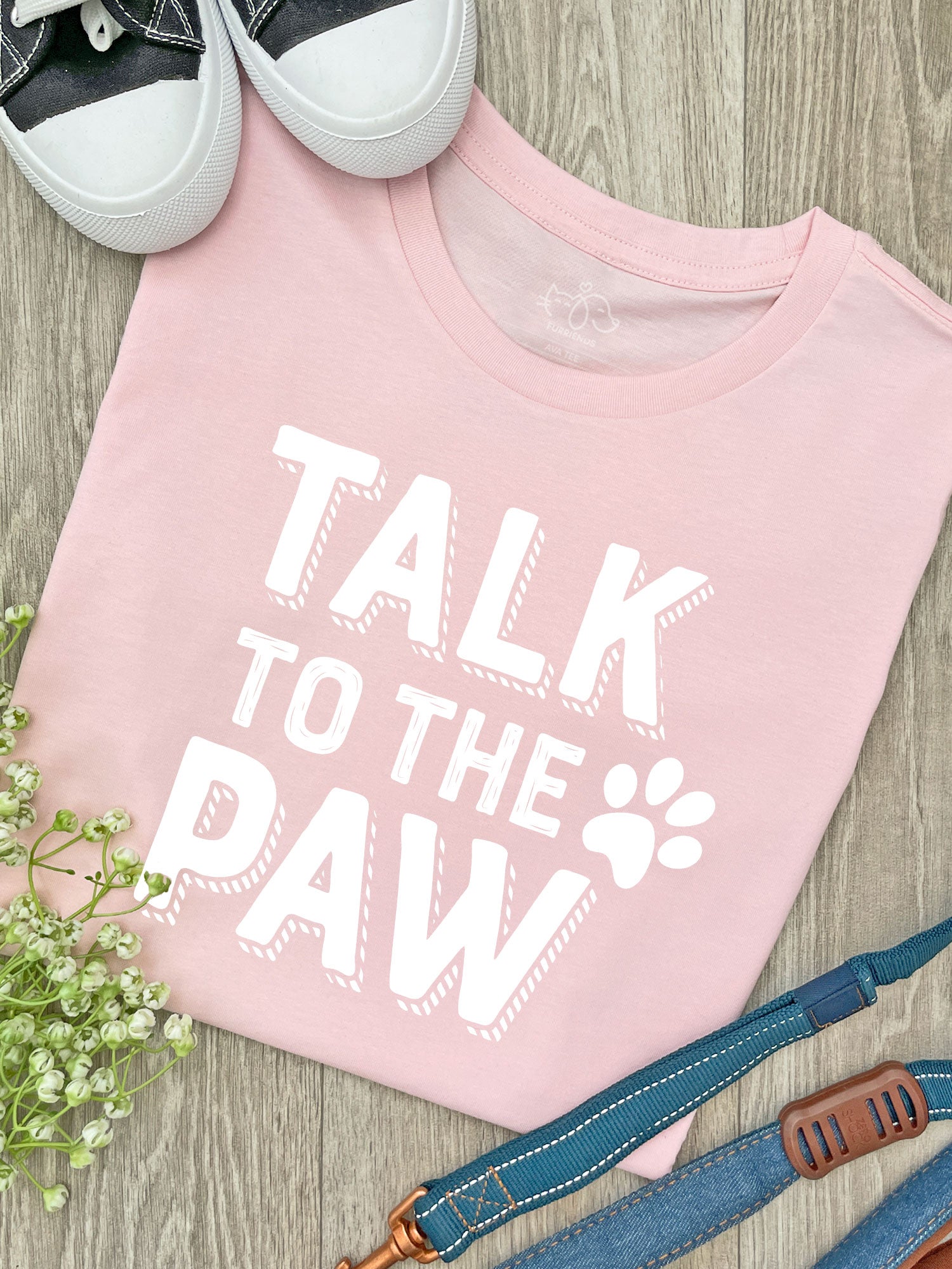 Talk to The Paw Ava Women's Regular Fit Tee