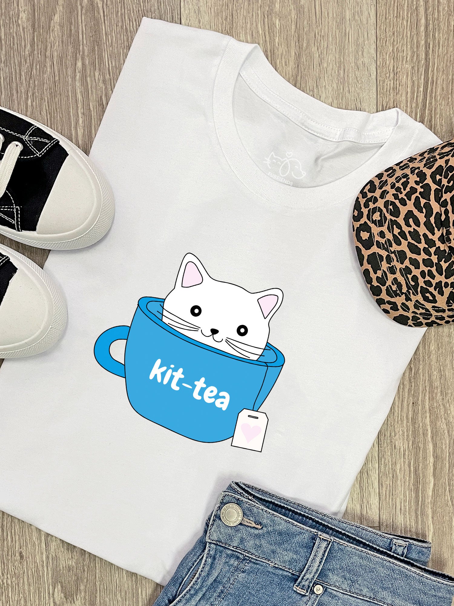 Kit-Tea Cat Ava Women's Regular Fit Tee