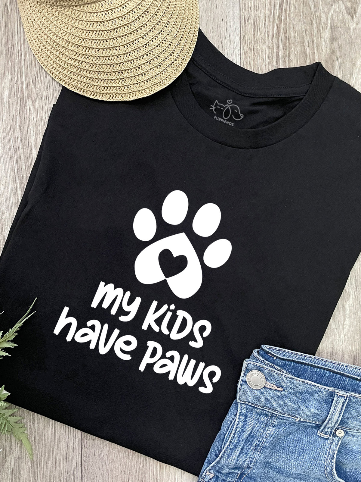 My Kids Have Paws Ava Women&#39;s Regular Fit Tee