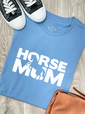 Horse Mum Silhouette Ava Women's Regular Fit Tee