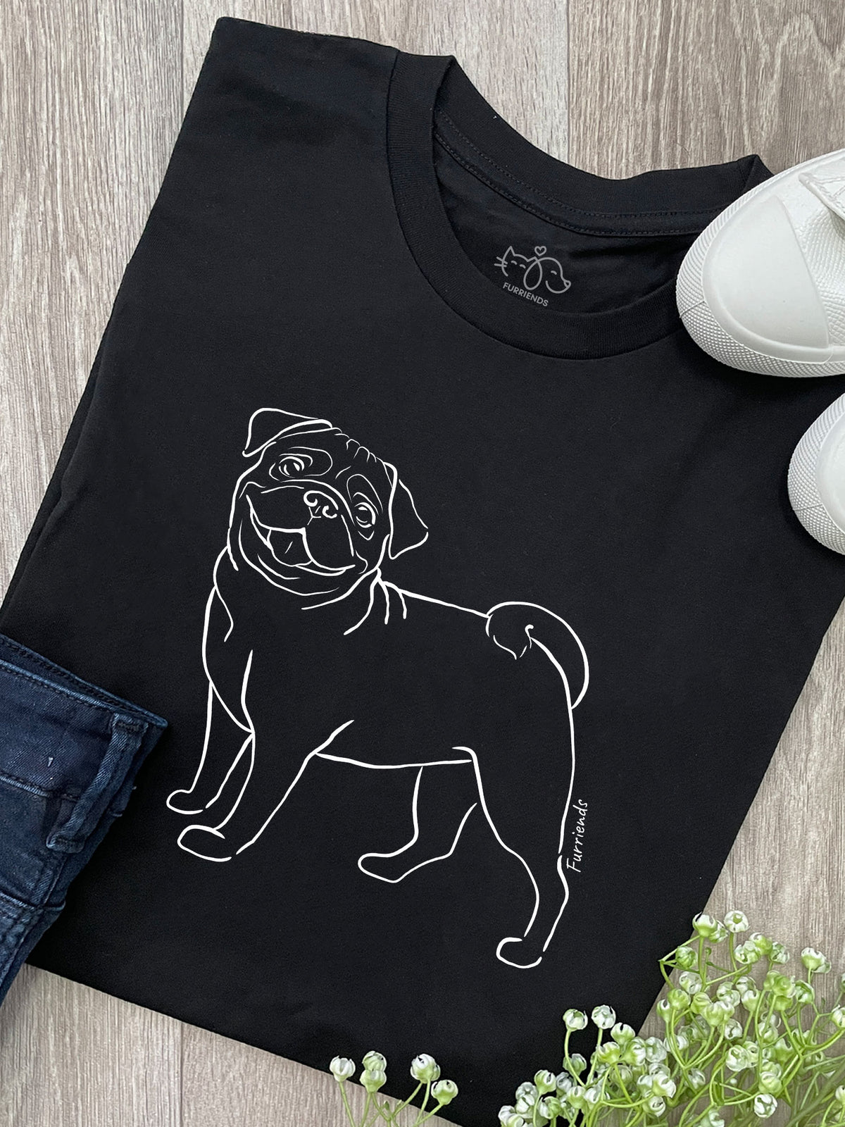 Pug Ava Women&#39;s Regular Fit Tee