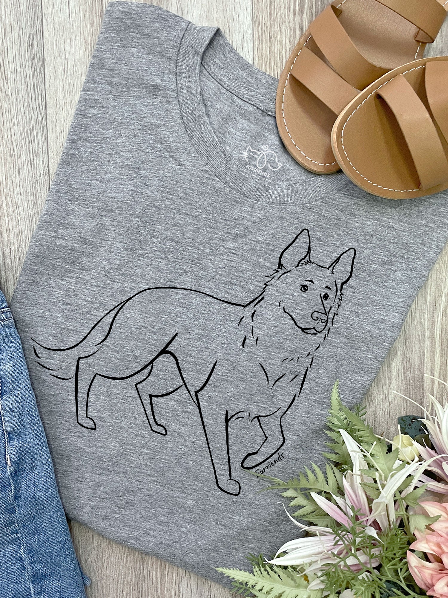 German Shepherd Ava Women's Regular Fit Tee