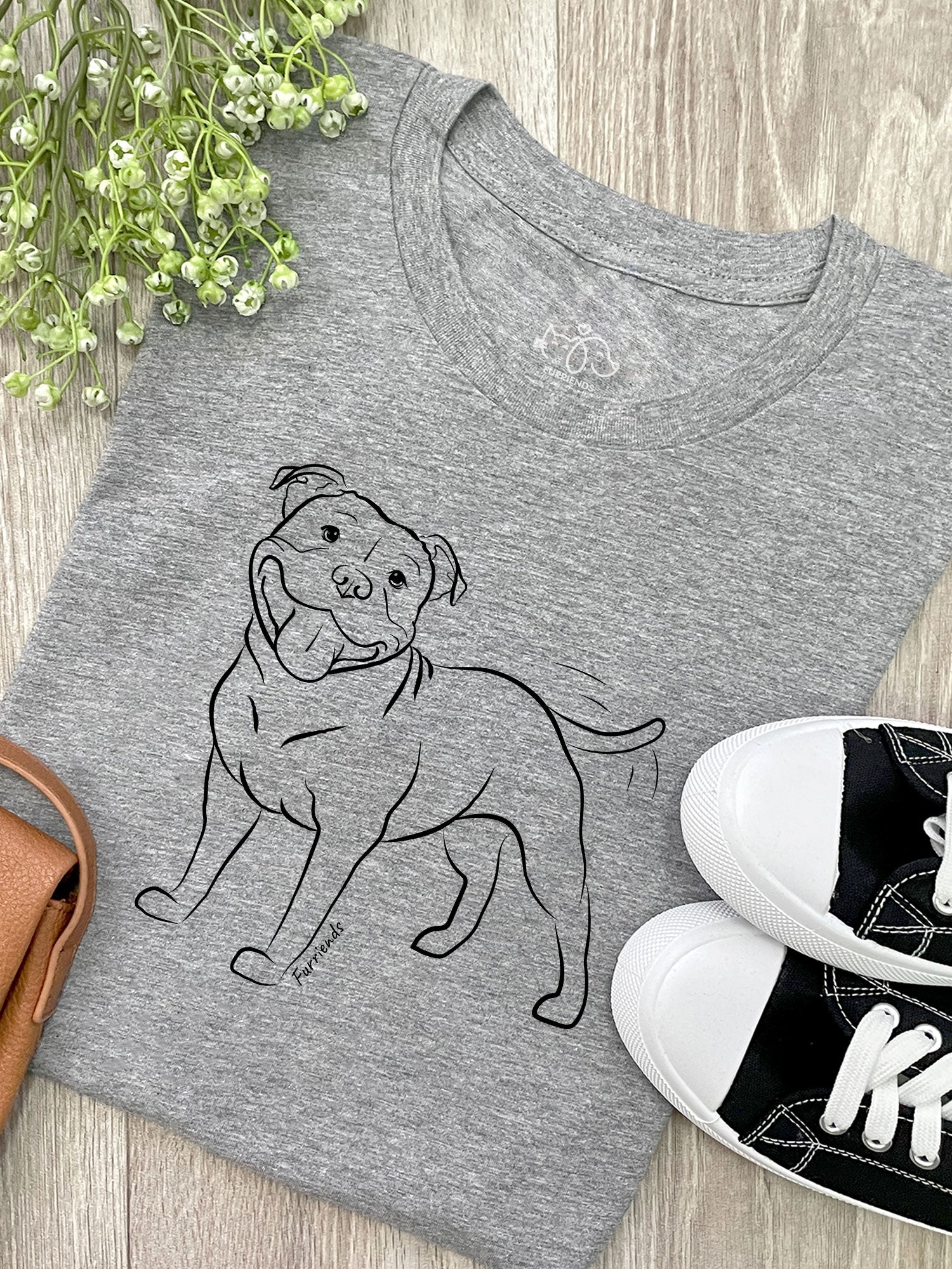 Staffordshire Bull Terrier Ava Women's Regular Fit Tee