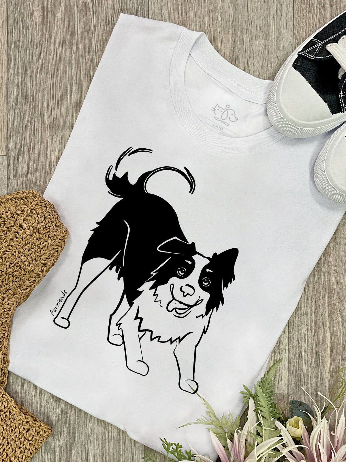 Border Collie Ava Women&#39;s Regular Fit Tee