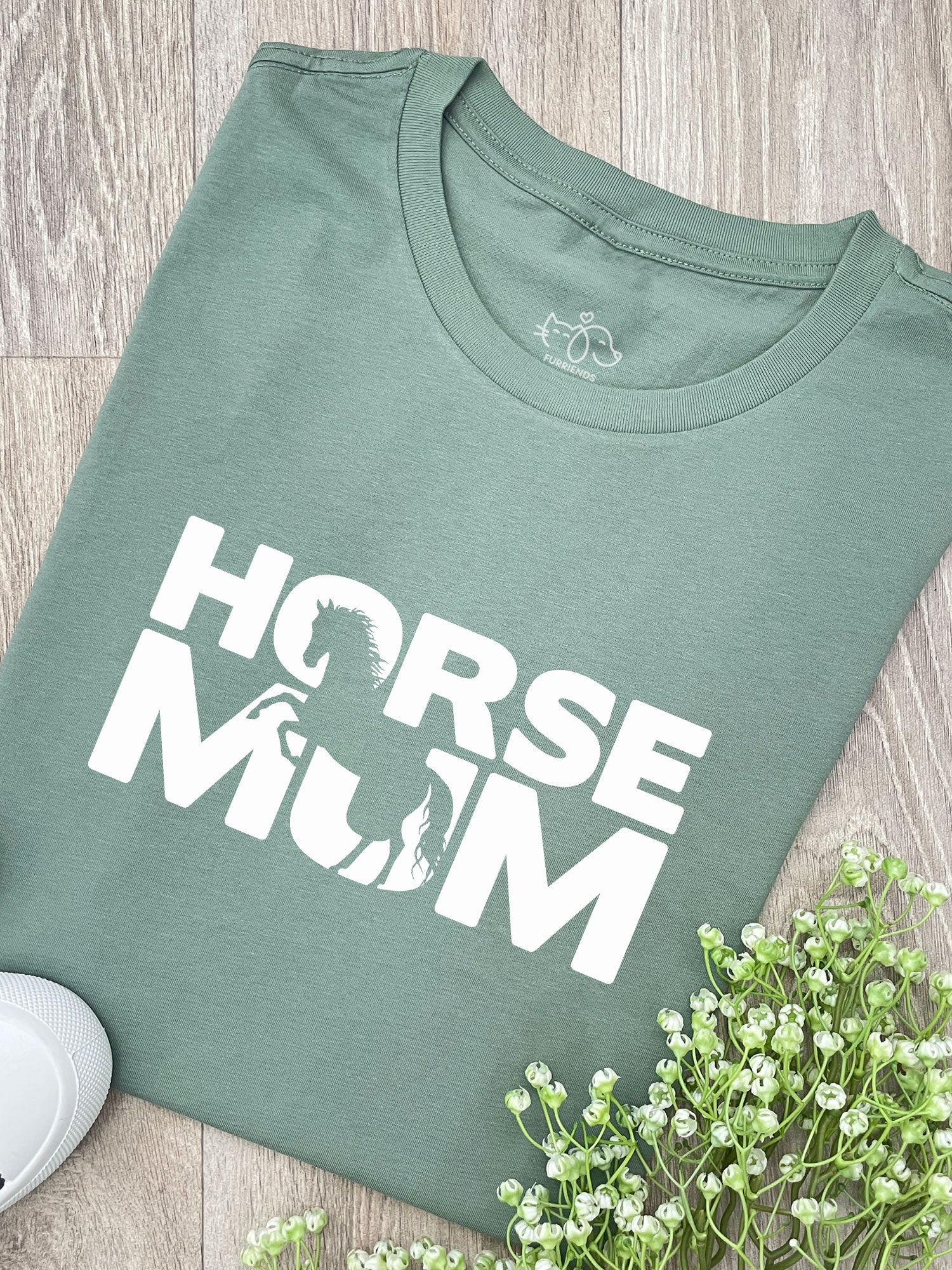 Horse Mum Silhouette Ava Women's Regular Fit Tee