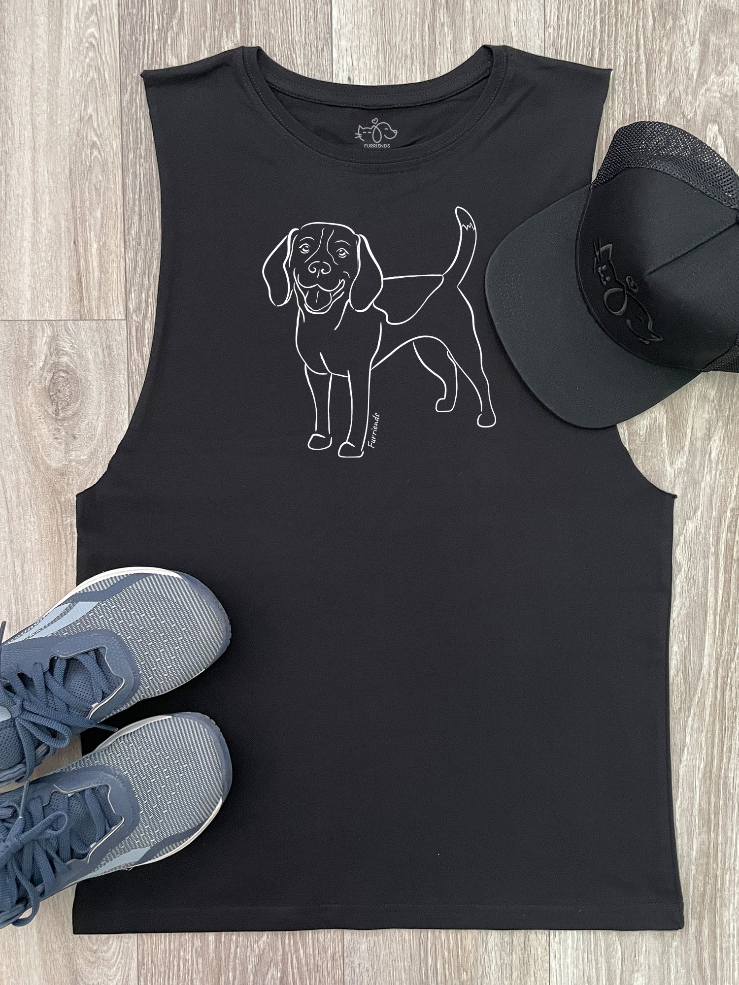 Beagle Axel Drop Armhole Muscle Tank